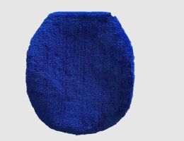 Toiletten Deckelbezug Blau