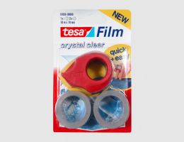tesa Film kristall-klar inkl. Abroller 2 Stück
