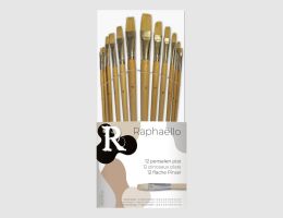Pinselset 12er Set flach