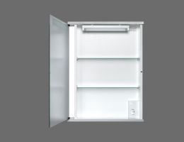 Spiegelschrank Cento silber weiß