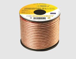 Lautsprecherkabel transparent 10 m