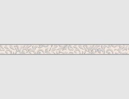 Tapetenborte Vinyl Stil Silber