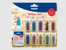 STYLEX Glitter-Set 11-teilig