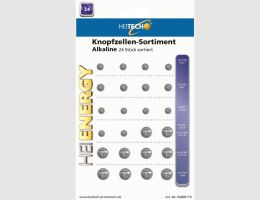 Knopfzellen Sortiment 24 St.