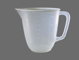 Messbecher transparent
