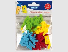 Filzbuchstaben 4 Farben