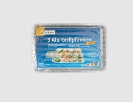Alu Grillpfanne 3 Stück