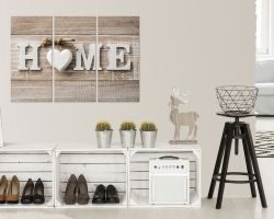Wand Deko HOME