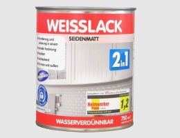 Weisslack 2in1 seidenmatt