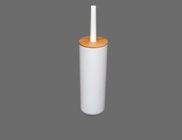 WC-Garnitur Bambus weiß