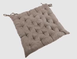 Stuhlkissen Alcantara taupe