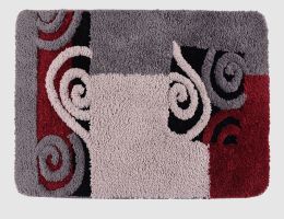 Badteppich Sydney II grau-rot