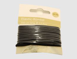 Elastic Kordel schwarz