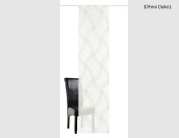 Schiebevorhang Carrara silber