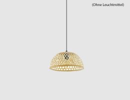 Pendelleuchte Rattan natur