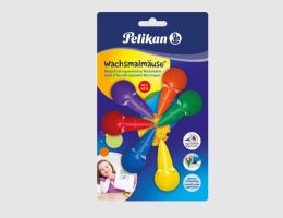 Pelikan Wachsmalmäuse 501 6 Farben