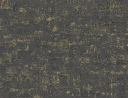Papiertapete Uni schwarz gold