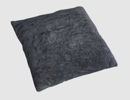 Bodenkissen Fluffy grau