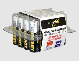 Batterie Mignon AA 20er.
