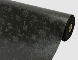Kunstleder Ranke Schwarz