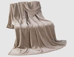 Flanelldecke Beige