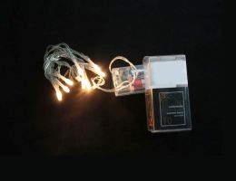 Lichterkette LED mit Timer warmweiß