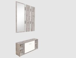 Garderobe Kick Sandeiche Weiß
