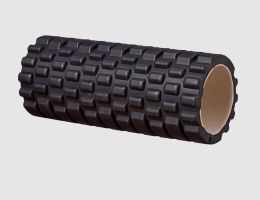 Massage Fitness-Rolle Schwarz