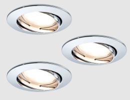 Einbauleuchten-Set LED 3er