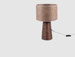Tischleuchte Staw Rattan