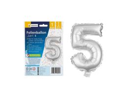 Folienzahl 5 Silber