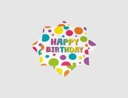 Servietten  Birthday Dots 20 Stück