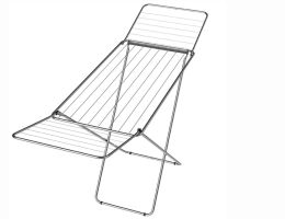Flügelwäschetrockner Silber