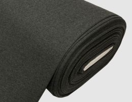 Sweatstoff Dunkelgrau meliert