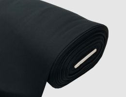 Sweatstoff Uni Schwarz