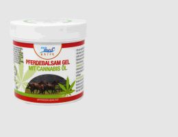 Natur Pferdebalsam Gel mit Cannabis Öl