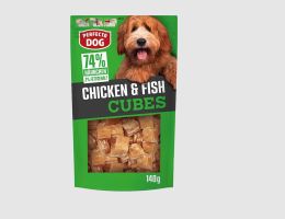 Chicken & Fish Cubes für Hunde