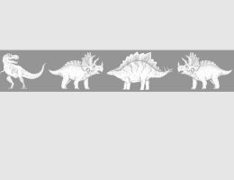 Tapetenborte Vlies Dino
