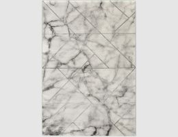 Teppich Craft Marmor Grau