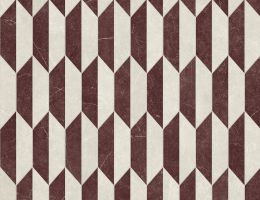 PVC Calypso Tile Rot, Beige