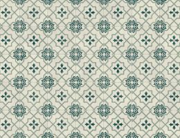 PVC Calypso Tile Blau, Weiß