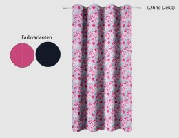 Ösenschal Rosen
