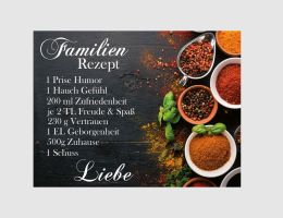 Bild Spruch Familienrezept