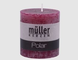 Stumpenkerze Polar Beere klein