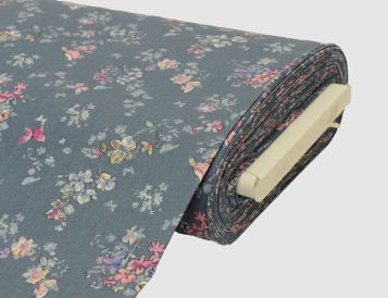 Dekostoff Butterfly petrol