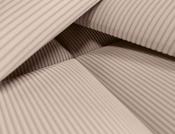 Wandkissen Cord Beige 60x30 cm
