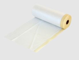 Abdeckfolie mit Klebeband