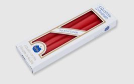 Abb. Spitzkerzen Karminrot 4er Pack