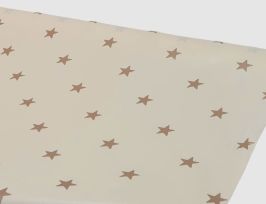 Abb. Wachstuch Sterne Beige