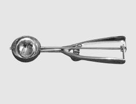 Abb. Eisportionierer Edelstahl Ø: 5,5cm
